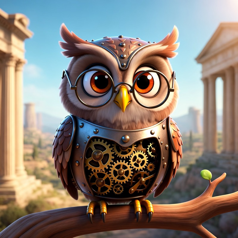 Noctua, the Minerva owl